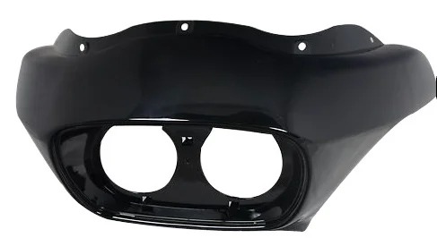 Vivid Black for 1994-2013  HD Road Glide Motorcycle Outer  Upper Front Fairing